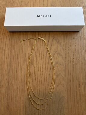 Mejuri Gold Layered Cable Necklace